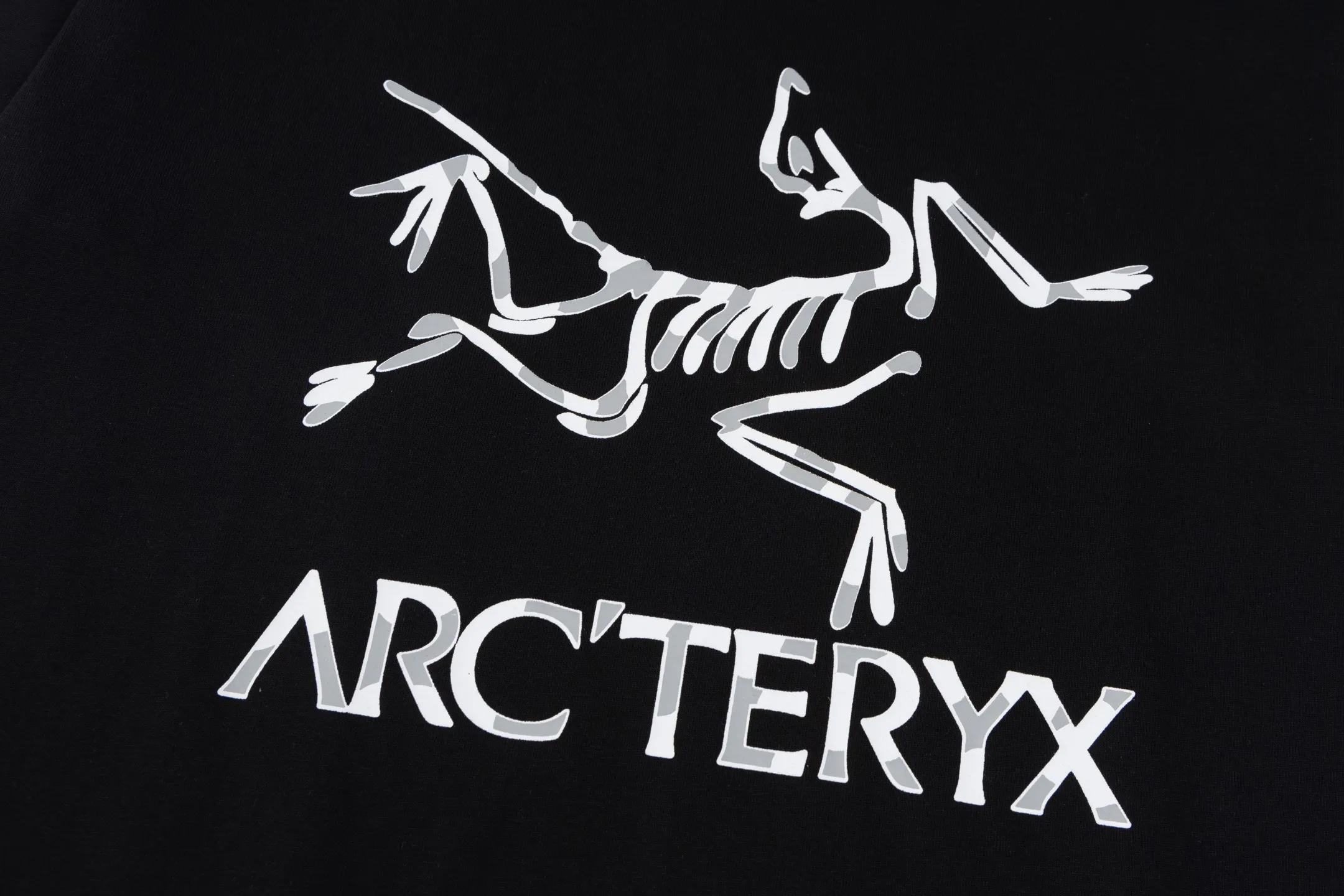 Ayc Teryx（ F 1） 2025FW T LOGO Premium 32s Same Style ：Black White Size：XS S M L